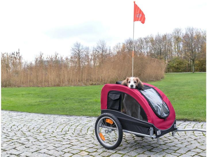 Image du produit Trixie Remorque pour bicyclette M (Chien, Réflecteurs)
