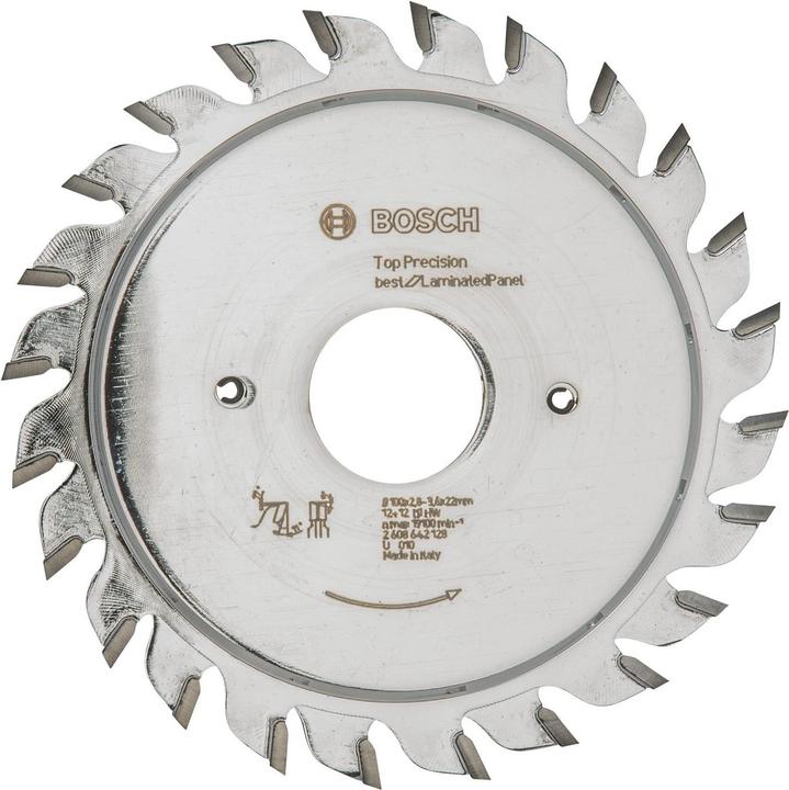 Produktbild Bosch Professional Zubehör Vorritzblatt Top Precision Best for Laminated Panel, 100 x 22 x 2,8 - 3,6 mm