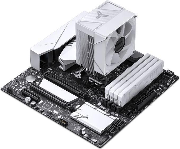 Actual product image Jonsbo CR-1400 V2 CPU cooler, 92 mm - A-RGB, white (133 mm)