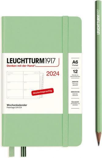 Leuchtturm1917 Agenda Pocket (A6, 1 Woche / 2 Seiten)