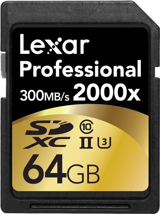 Immagine prodotto Lexar Sdxc (64 GB, SDXC, U3, UHS-II)