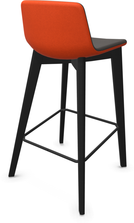 Dark grey, Black, Bright red, Ash stained black