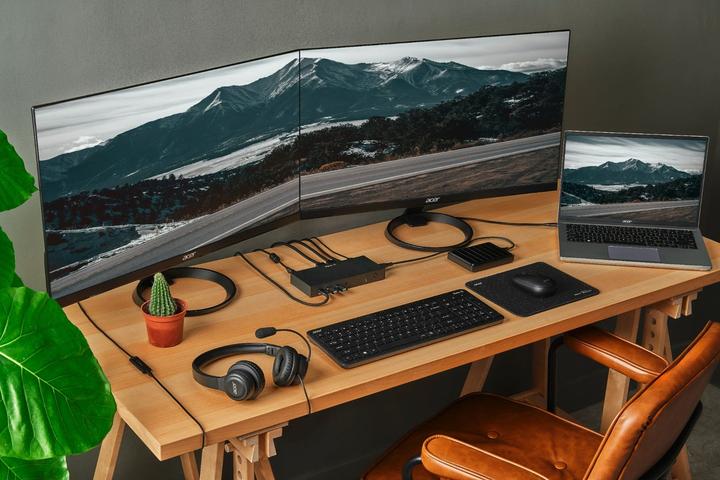 Produktbild Acer HEADSET Office USB Noir (Kabelgebunden, USB-A)