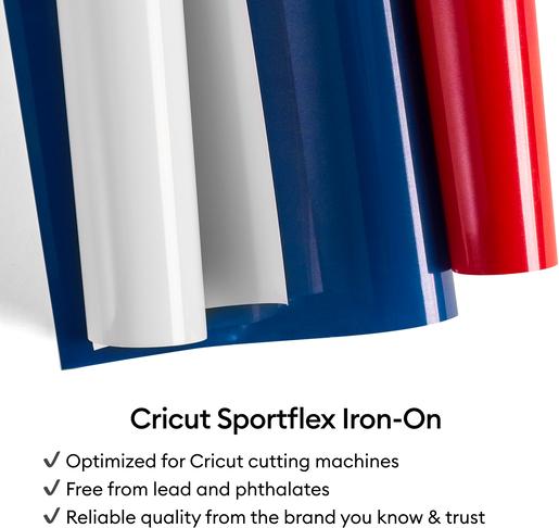 Produktbild Cricut Aufbügelfolie Sportflex 30 x 61 cm, 1 Stück