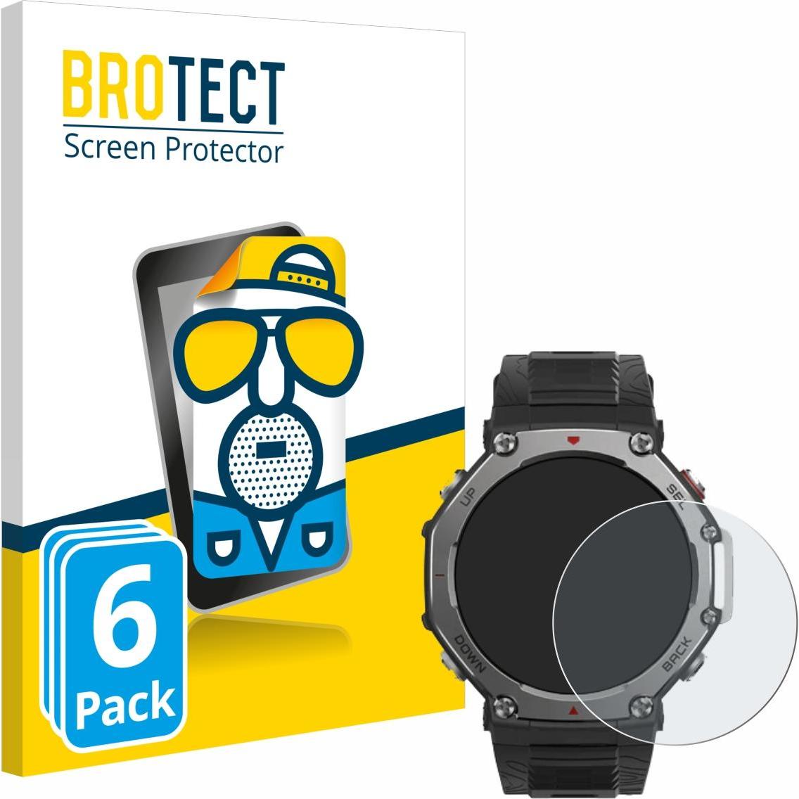 BROTECT Entspiegelungsfolie Displayschutz Displayschutzfolie Folie Matt, Smartwatch Schutzfolie, Schwarz