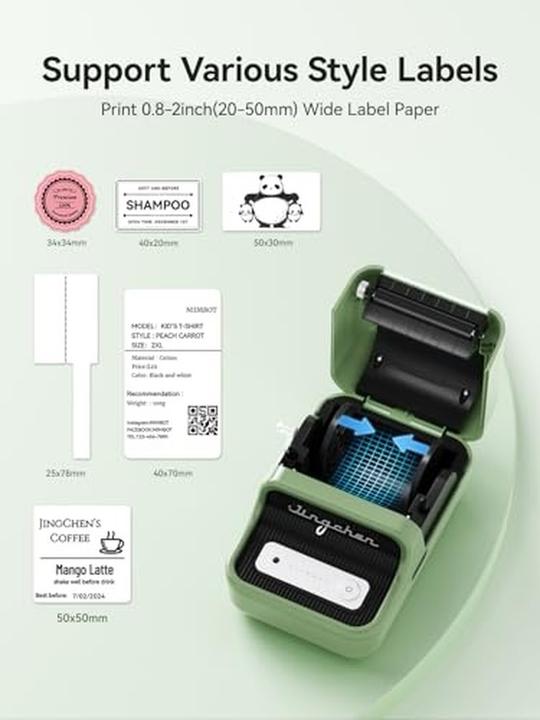 Produktbild Niimbot B21 portable label printer (green) (203 dpi)