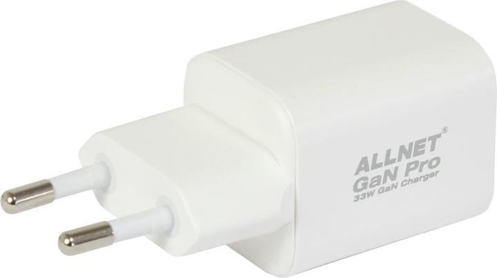 Image du produit Allnet Alimentation de rechange QC USB-C PD GaN Alimentation 45 watts 1x USB Type-A QC, 1x USB Type-C** (45 W, 2 ports)