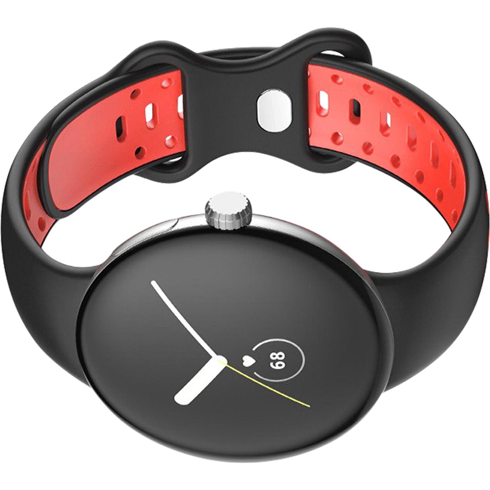 Thumbnail - Avizar Ersatzarmband (haltbames Silikon, Weiches, Google Pixel), Uhrenarmband, Rot