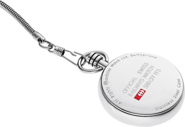 Immagine prodotto Mondaine Taschenuhr (Orologio da polso analogico, Orologio tascabile, Fatto in Svizzera, 43 mm)