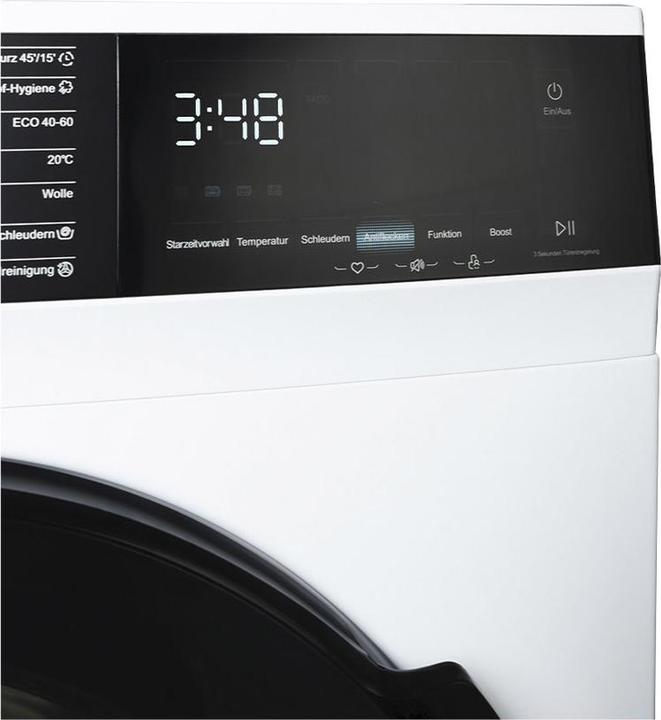 Actual product image Kibernetik MSWS510 MasterSeries Waschmaschine 10kg A-10% Klasse Weiss (10 kg, Left)