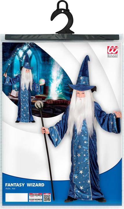 Image du produit Widmann Costume de magicien pour enfants avec robe et chapeau