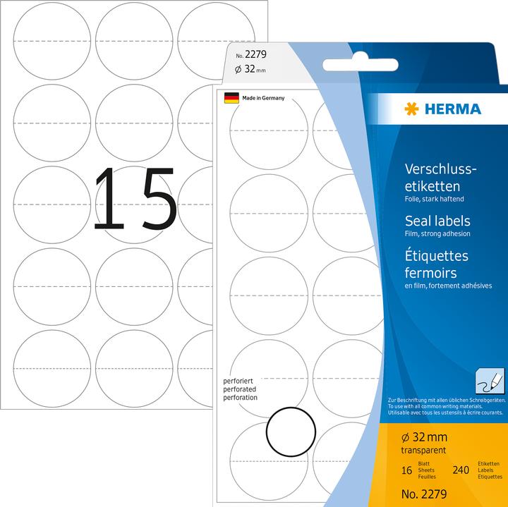 Immagine prodotto HERMA Verschlussetiketten