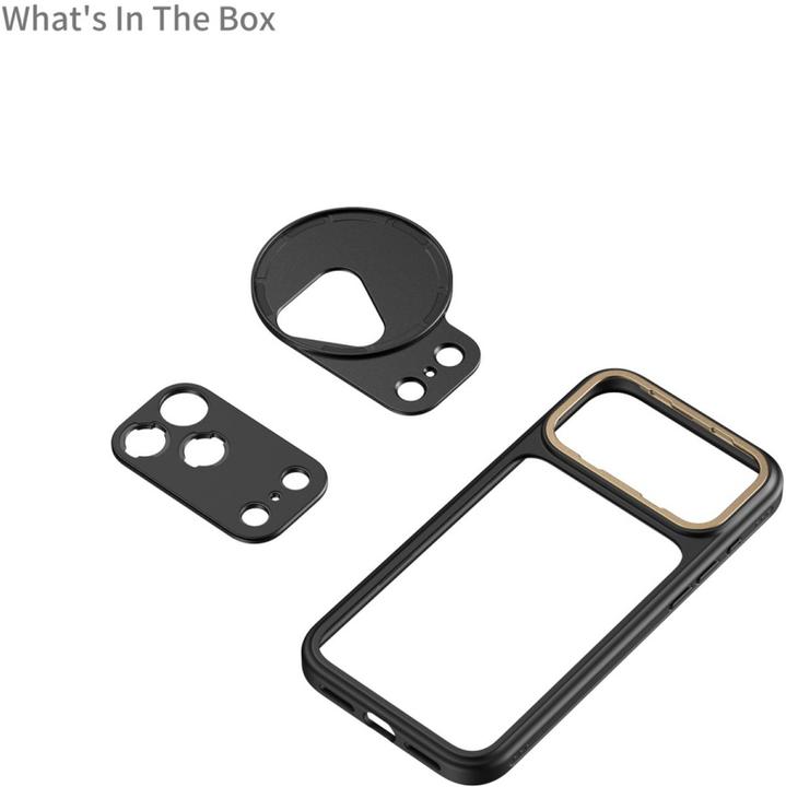 Productafbeelding SmallRig 5793 FilMov Lightweight Photography Bumper Case for iPhone 17 Pro Max (Black) (Apple iPhone 17 Pro Max)