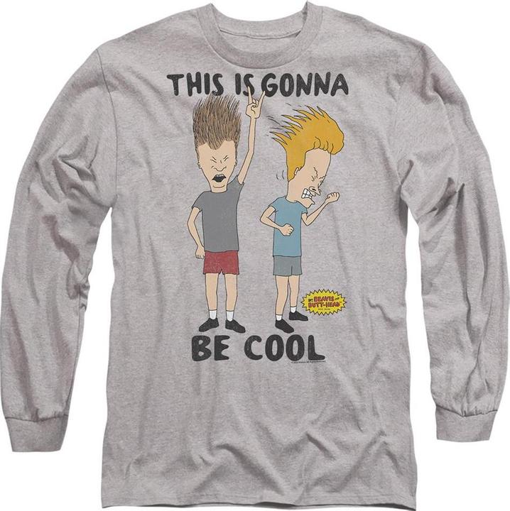 Actual product image Beavis and Butthead Unisex Adult Gonna Be Cool T-Shirt (M)