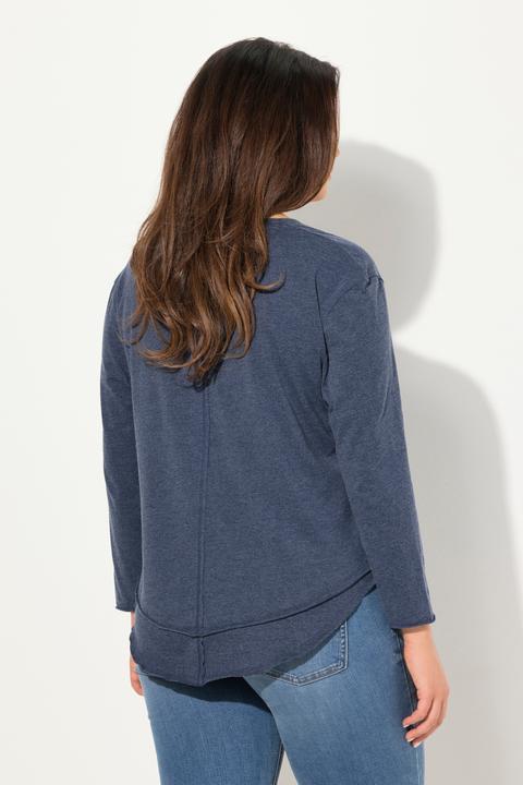 Produktbild Ulla Popken Shirt, Lagenoptik, Rundhals, Langarm (46, 48)