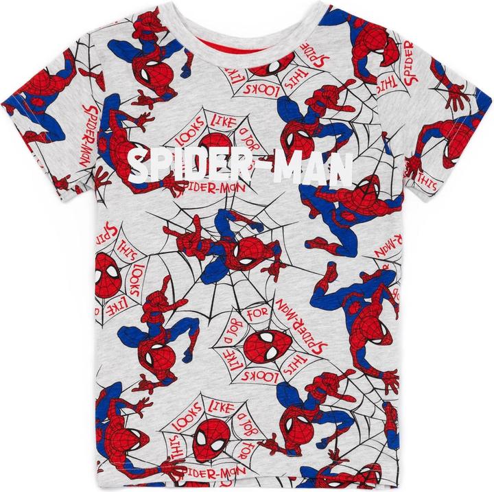 Actual product image Spiderman Boys Short-Sleeved Pyjama Set (122)