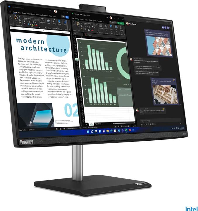 Actual product image Lenovo ThinkCentre AIO neo 30a 24 Gen 4 (Intel Core i7-13620H, 16 GB, 0.51 TB)