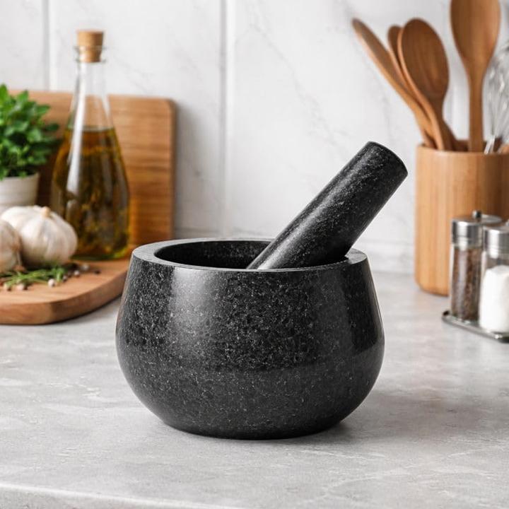 Produktbild Granit-Mörser mit Stössel