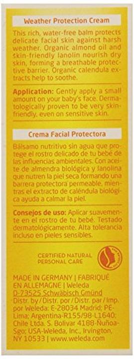 Image du produit Weleda Baume du vent et des intempéries au calendula