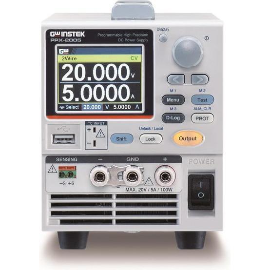 GW Instek Alimentatore da laboratorio, 20V, 5A, 100W, programmabile, Alimentazione laboratorio