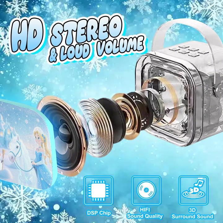 Produktbild GirliGlee Kinder-Karaokemaschine mit 2 Mikrofonen