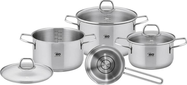 ELO Topfset Twice ES 18/10 4tl (16 cm, Pfannenset + Topfset, Edelstahl)
