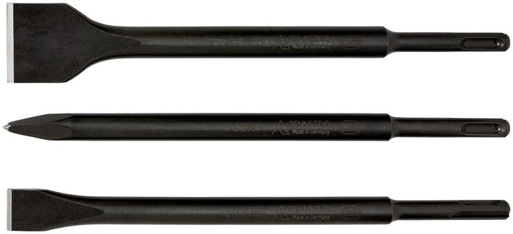 Actual product image Rennsteig SDS Plus chisel set 3 pieces