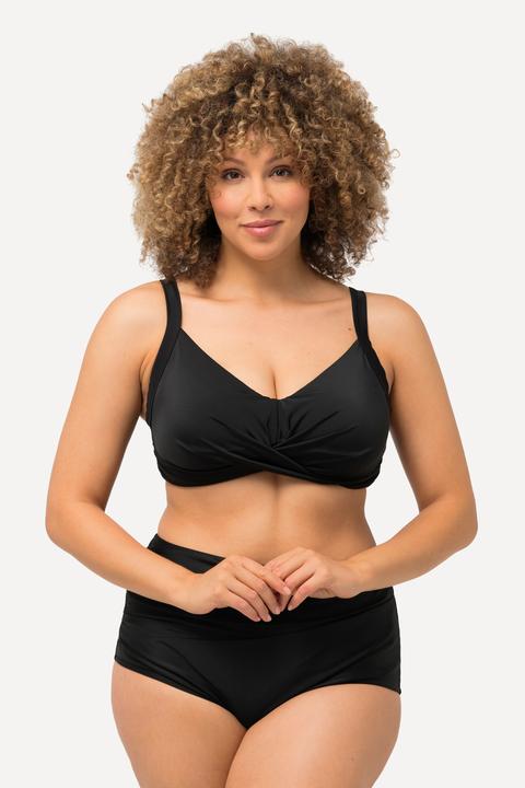 Produktbild Ulla Popken Bikini-Top, Drapierung, Softcups, Träger verstellbar (44)