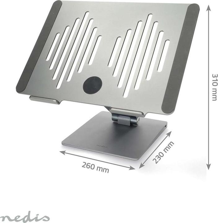 Actual product image Nedis Notebook-Ständer | Stromversorgung über USB | 17 " | Faltbar