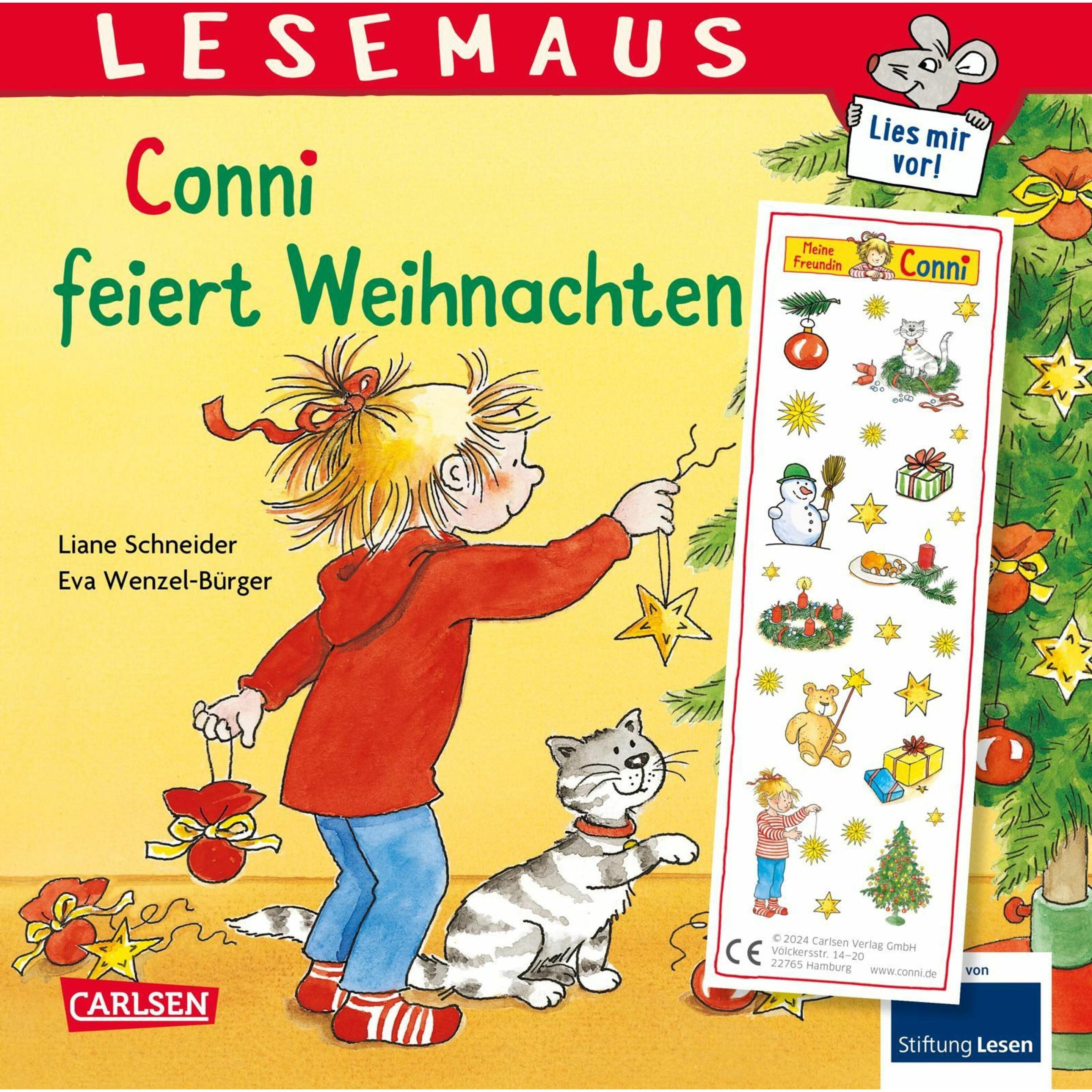 LESEMAUS 58: Conni feiert Weihnachten, Kinderbücher von Liane Schneider