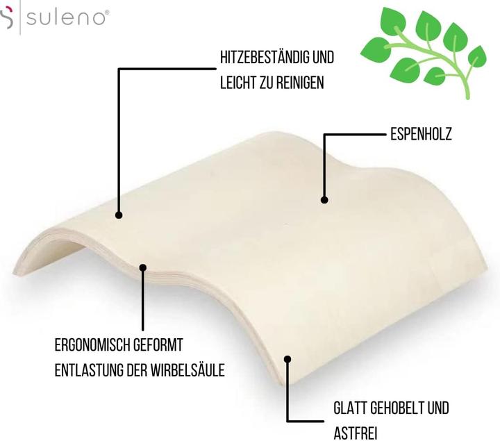 Actual product image Suleno Sauna Headrest Helmi