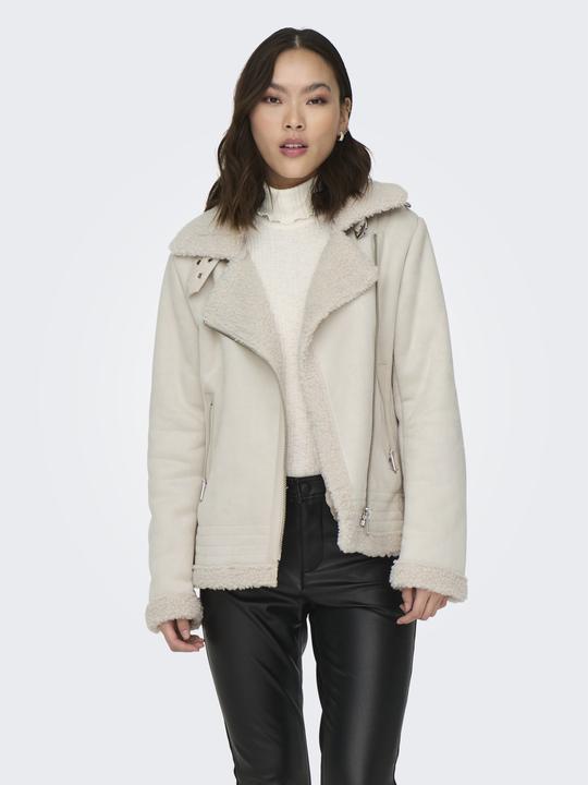 Actual product image Only Lapel collar jacket aviator jacket (S)