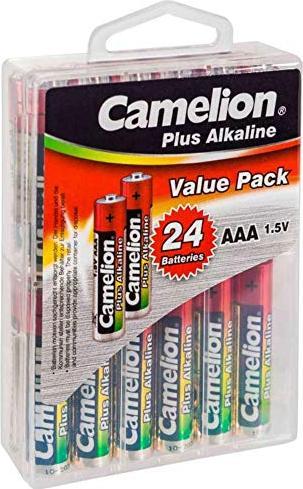 Immagine prodotto Pilha ALKALI-MANGAN AAA / LR3 1,5 V - 1200 mAh (24 pz./scatola di plastica) (24 pz., AAA, 1200 mAh)