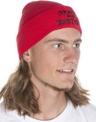 Actual product image Thrasher SAD Embroidered Beanie (One size)