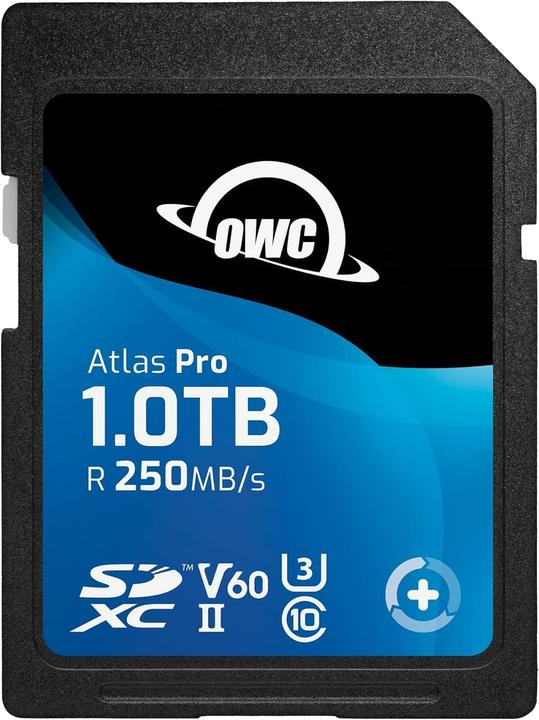 Actual product image OWC Atlas Pro SDXC V60 UHS-II Memory Card 1TB (1000 GB, SDXC, U3, UHS-II)