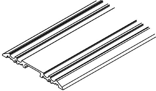 Actual product image HAWA Double guide rails, 70/F