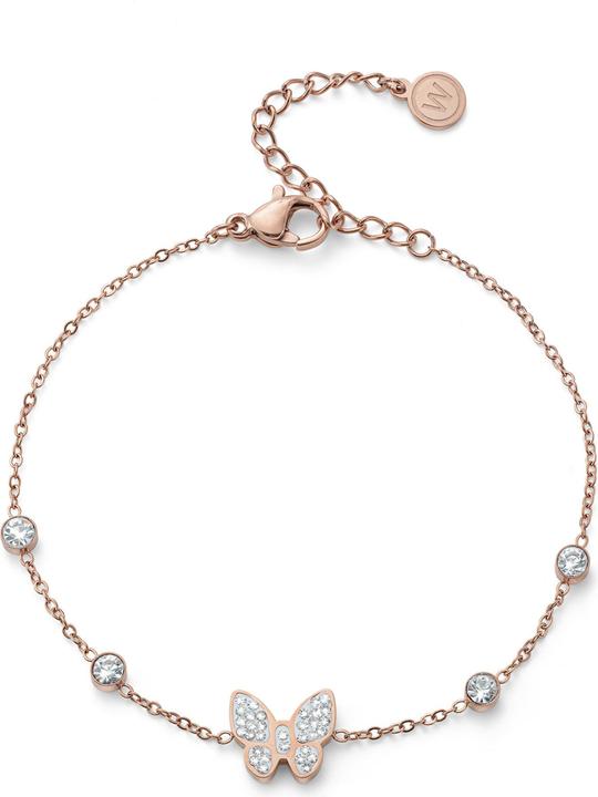 Oliver Weber Collection Oliver Weber - Nantosuelta Magic Blossoms Delicate Bronze Butterfly Bracelet 32335RG