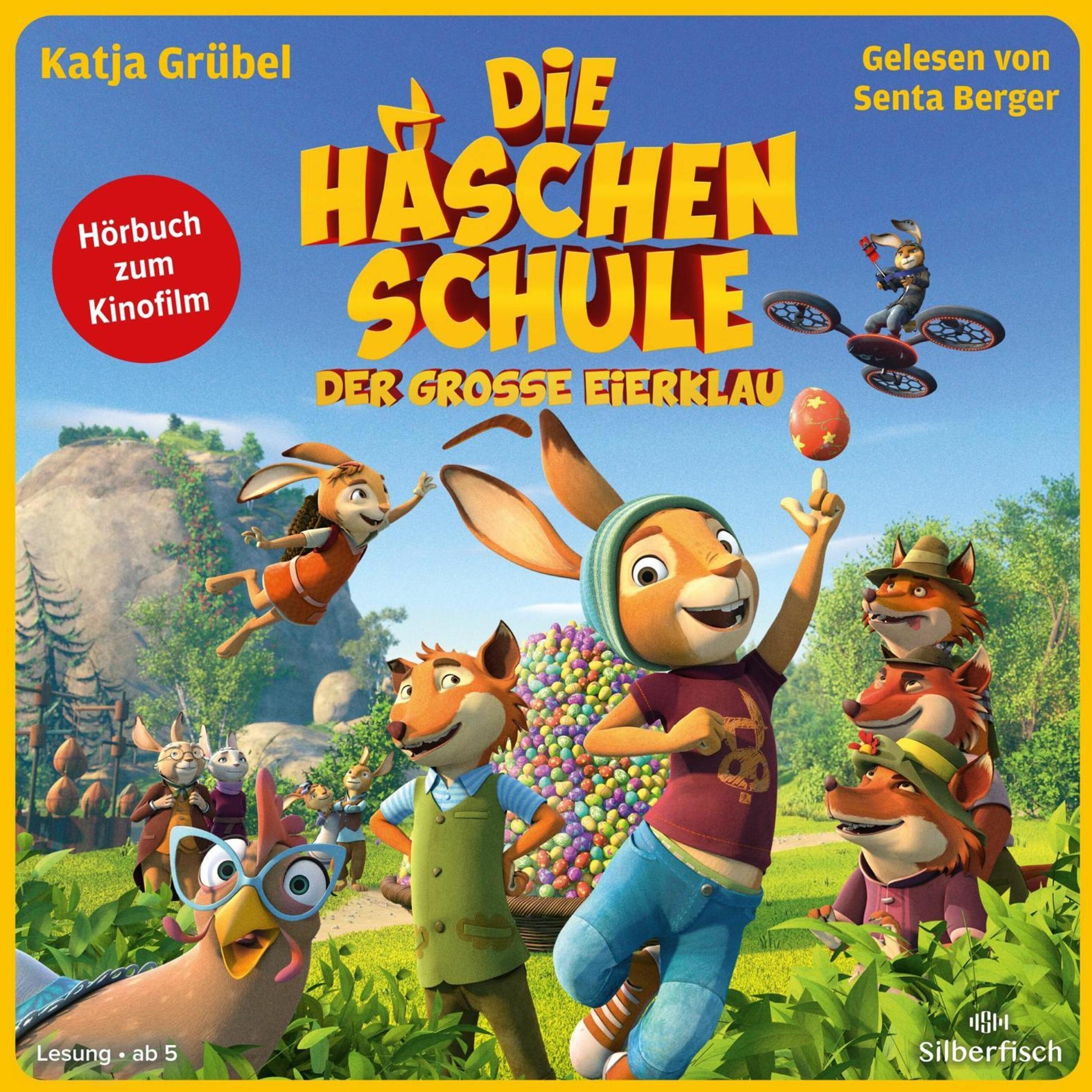 Die Häschenschule - Der grosse Eierklau, Hörbücher von Katja Grübel, Senta Berger
