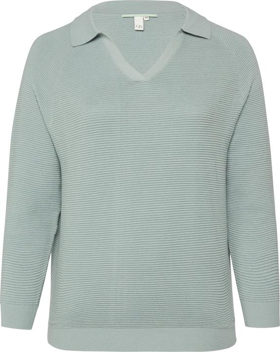 Image du produit S.Oliver Strickpullover Strukturierter Pullover mit Polokragen (54)