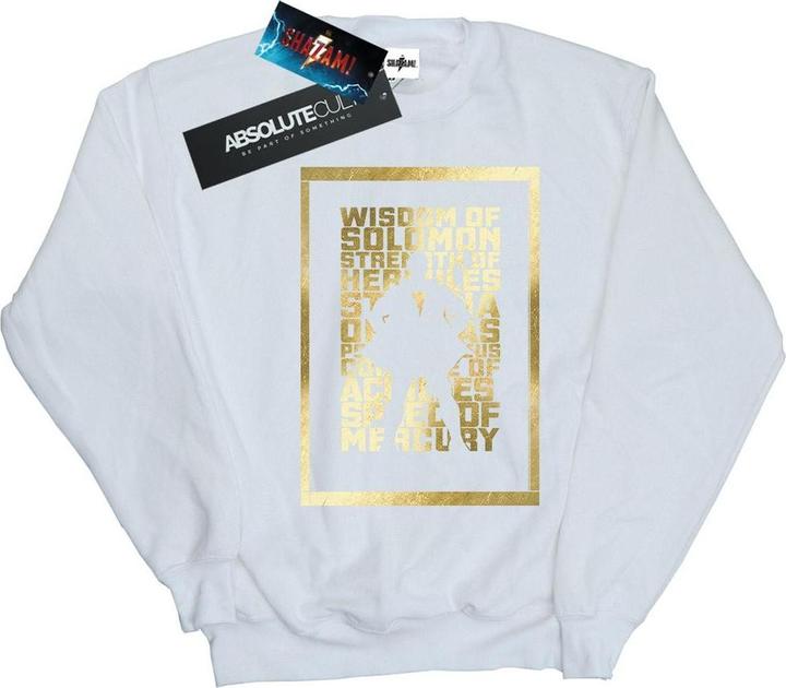 Image du produit - Sweat SHAZAM GOLD TEXT - Homme (4XL)