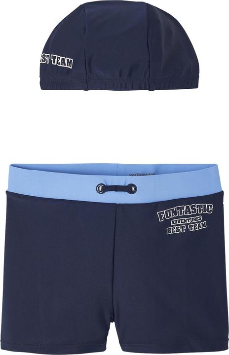 Produktbild Vertbaudet Jungen-Set: Badekappe & Badehose BEST TEAM