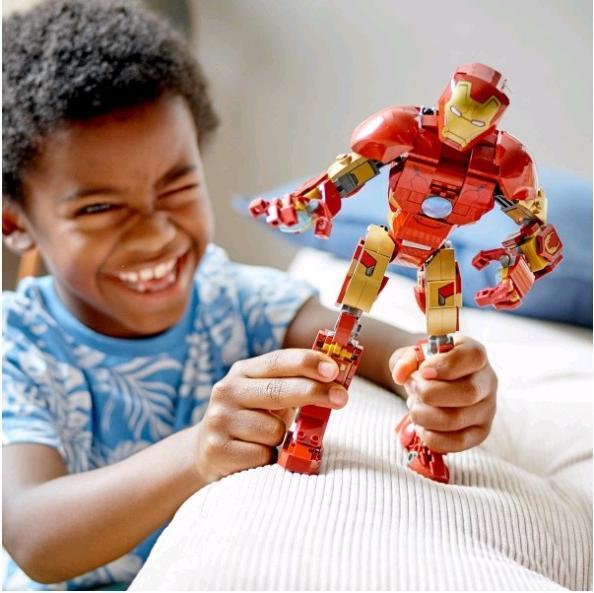 Actual product image LEGO Iron Man figure (76206, LEGO Marvel)
