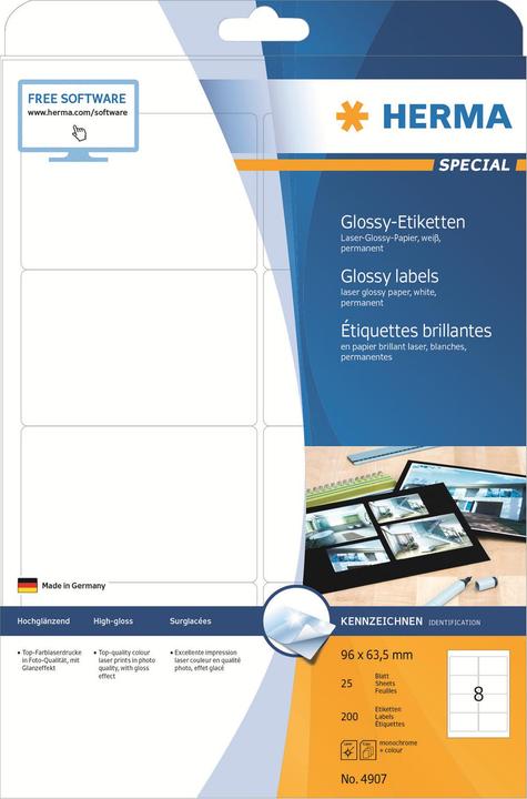 Immagine prodotto HERMA Etichette lucide A4