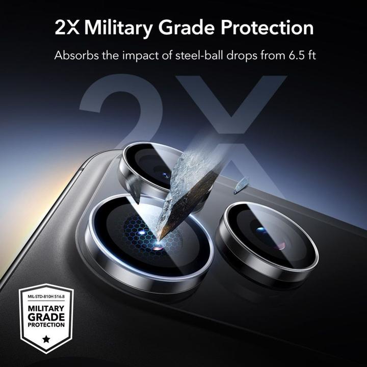 Produktbild ESR Armorite Kameraobjektivschutzfolien (1 Stk., Apple iPhone 14 Pro, Apple iPhone 14 Pro Max, Apple iPhone 15 Pro, Apple iPhone 15 Pro Max, Apple iPhone 16 Pro, Apple iPhone 16 Pro Max, Apple iPhone 17 Pro, Apple iPhone 17 Pro Max)