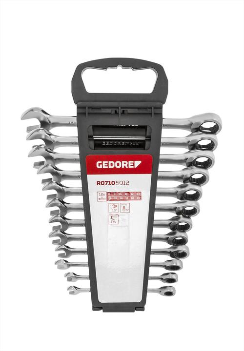 Immagine prodotto Gedore Red Set di chiavi a cricchetto combinate metriche 12 pezzi (19 mm, 12 mm, 14 mm, 16 mm, 10 mm, 18 mm, 17 mm, 11 mm, 15 mm, 8 mm, 9 mm, 13 mm)