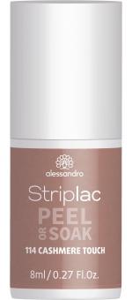 Image du produit Alessandro Striplac Peel or Soak (114 Touche cachemire, Vernis semi-permanent)