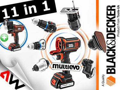 Actual product image Black & Decker Multievo (Rechargeable battery operated)