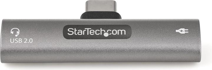 Produktbild StarTech USB-C-Audio- und Ladeadapter - USB-C Audioadapter mit USB-C-Audio-Kopfhörer-/Headset-Anschluss und (Zubehör)