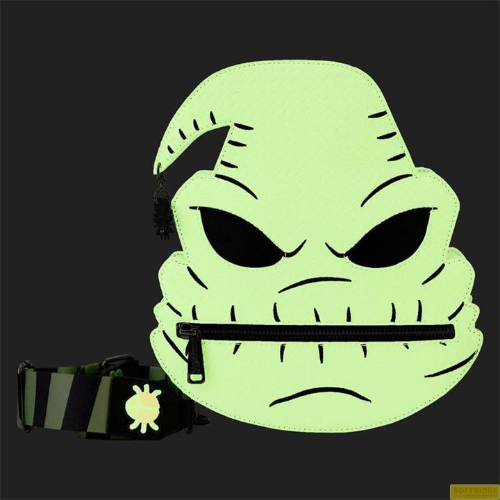 Actual product image Loungefly Nightmare Before Christmas by Crossbody Oogie Boogie Glow
