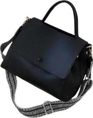 Only-Bags.Store Vegane Ledertasche, Schwarze Handtasche, Schwarze Tasche, Vegane Ledertasche, Vegane